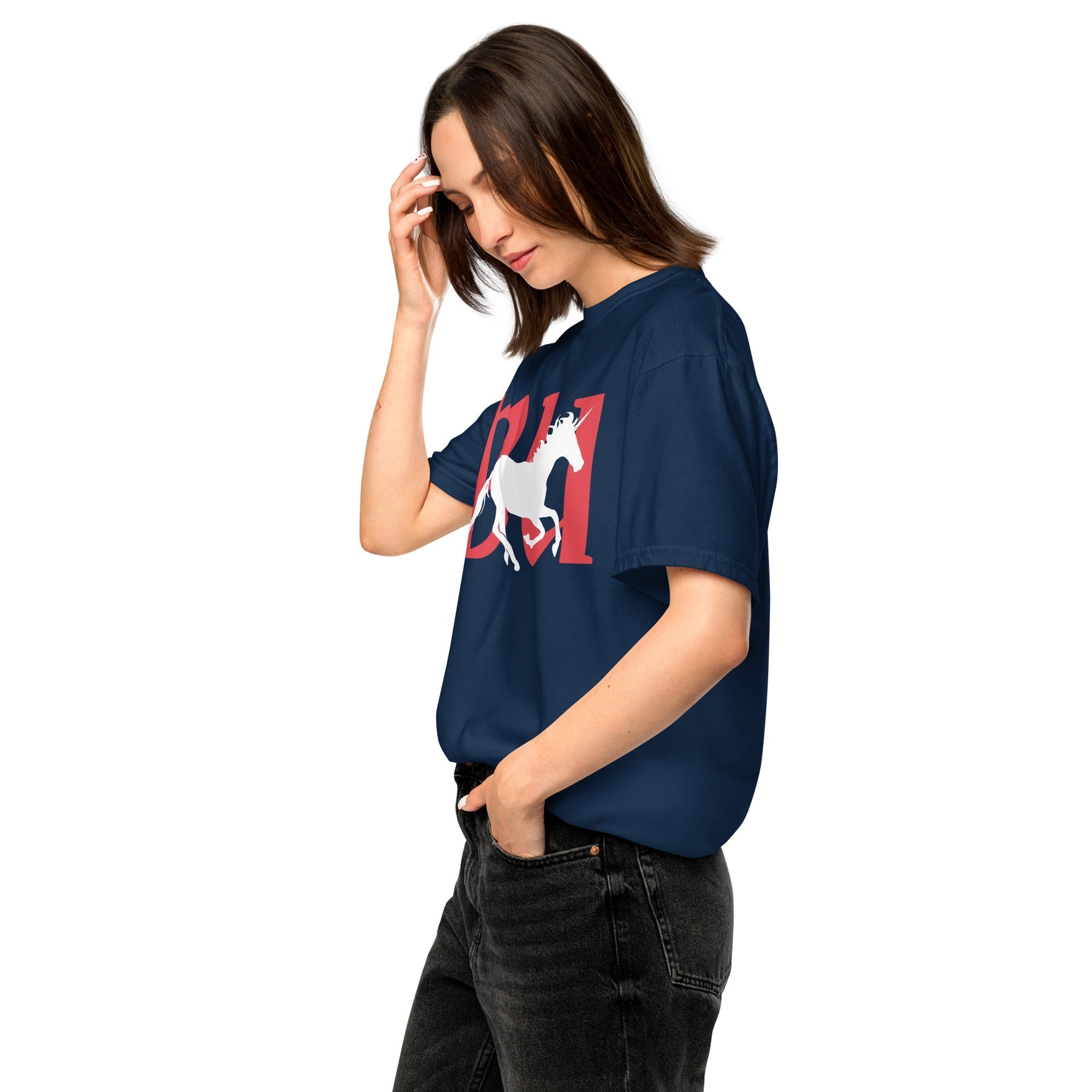 British Unicorn | Galloping | Garment-dyed Tee