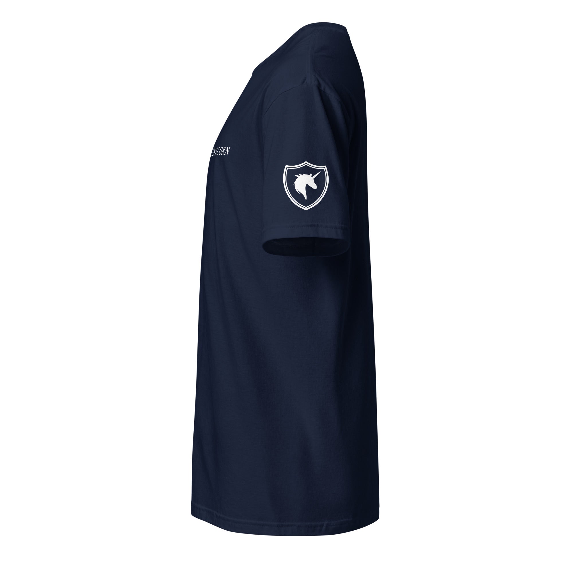 British Unicorn Tee with Shield on Sleeve